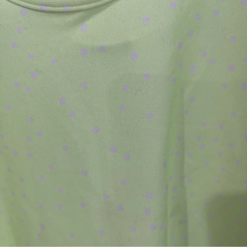 Lululemon green with polka dots. No size tag  see measurements - Picture 3 of 6